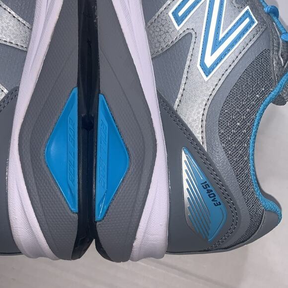 NEW BALANCE Women’s 1540v3 Running Shoes. Grey and Blue.‎ 8.5 4E (XX Wide). - Picture 5 of 16